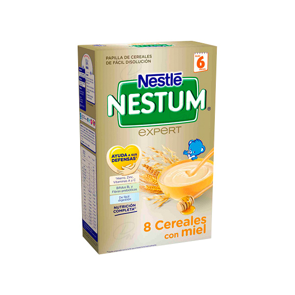 NESTLE EXPERT PAPILLA 8 CEREALES CON MIEL 500 G