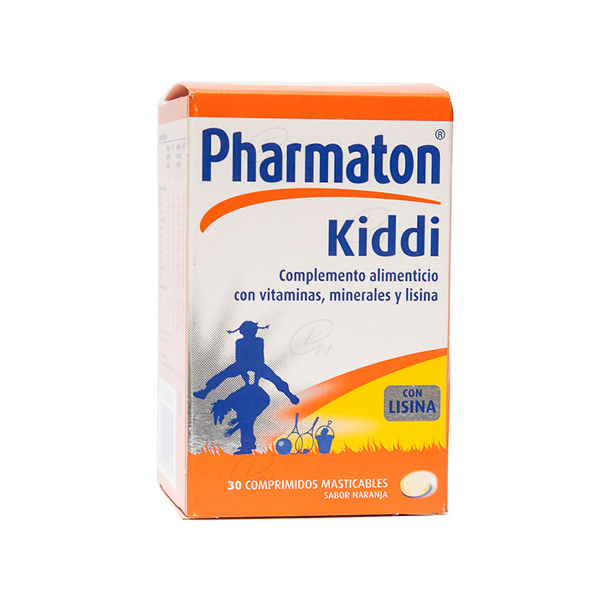 PHARMATON KIDDI 30 COMP MASTICABLES